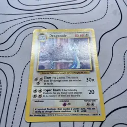 Pokemon Dragonair 18/102 Rare Non-Holo Card 1999 Base Set HP - Image 2