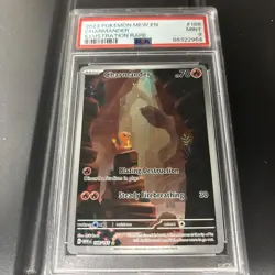 Pokemon TCG Charmander Holo Card Illustration Rare SV151 Card 168/165 PSA 9 - Image 1