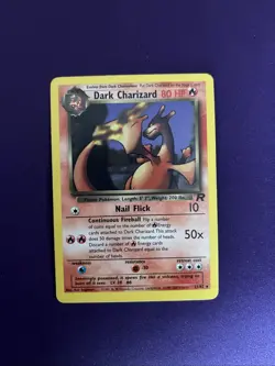 Pokemon Dark Charizard TCG Non-Holo Rare Card 21/82 LP/MP - Image 1