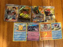 Pokemon Cards Lot Includes Holos & Full Art Cards Pictured AS IS - Image 1