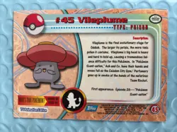 2000 Topps Pokemon Vileplume #45 Foil HOLO Card Pokemon TV Animation Edition NM - Image 3