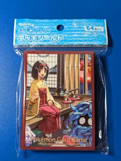 Erika's Holiday Japanese Pokemon Card Game Sleeves 64 Count US Seller - Image 1