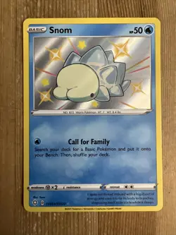 Snom - SV033/SV122 - Pokemon Shining Fates Sword Shield Shiny Rare Card NM - Image 1