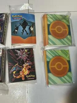 Pokemon TCG Mini Portfolio Binder Lot of 8 Holds up to 60 Cards New&Used - Image 5