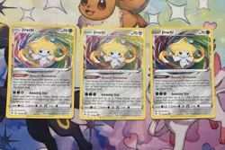 Jirachi Swsh04: Vivid Voltage Holo Rare Card 119/185 Near Mint NM Condition - Image 1