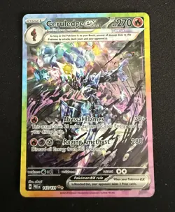 Pokemon Ceruledge EX TCG Prismatic Evolutions Holo Card 147/131 SV - Image 1