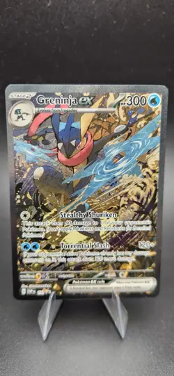 Pokemon SVP132 Greninja EX Full Art Ultra Rare Holo Promo Card NM Condition AG3 - Image 1
