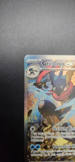 Pokemon SVP132 Greninja EX Full Art Ultra Rare Holo Promo Card NM Condition AG3 - Image 3