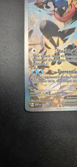 Pokemon SVP132 Greninja EX Full Art Ultra Rare Holo Promo Card NM Condition AG3 - Image 5