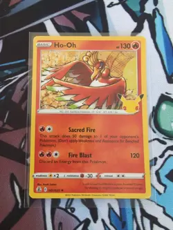 001/025 | Ho-Oh HOLO | Celebrations 25th | Pokemon Card | Near Mint - Image 1