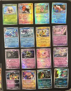 Pokemon TCG Prismatic Evolutions Pokeball 42 Card Lot - Image 1