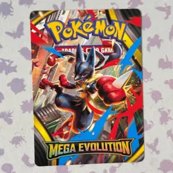 Pokemon TCG Mega Evolution Trainer Tips Art Card Mega Lucario Mega Gardevoir - Image 2
