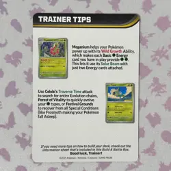 Pokemon TCG Mega Evolution Trainer Tips Art Card Mega Lucario Mega Gardevoir - Image 3