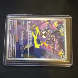 Pokemon TCG Gastly Full Art Holo Card Illustration Rare, Temporal Forces 177/162 - Image 3