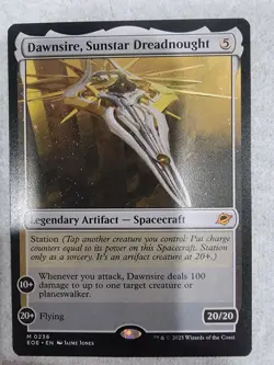 Magic the Gathering: Dawnsire, Sunstar Dreadnought Edge of Eternities Regular - Image 1