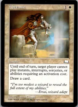 1999 Magic the Gathering R Abeyance Memorabilia/Rare #78 - Image 1
