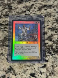 Magic the Gathering False Prophet Foil Urza’s Destiny Prerelease Promo ~LP~ - Image 1