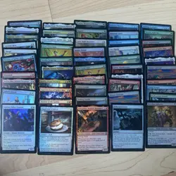 50x Mtg Spiderman Foils Holos Foil Magic The Gathering Job Lot Holos - Image 1