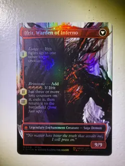 Clive, Ifrit's Dominant (0318) (Borderless) Final Fantasy Foil MTG - Image 2