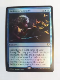 Aminatou's Augury Commander Masters Foil - Image 1