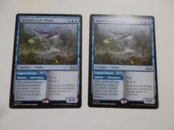 Horned Loch-Whale x2 MTG Wilds of Eldraine Blue Rare Creature NM/M - Image 1