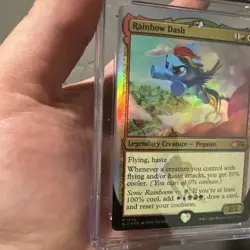 MTG Rainbow Dash Mythic Foil MLP Graded CGC 10 The Galloping 2 Secret Lair 🔥 - Image 3