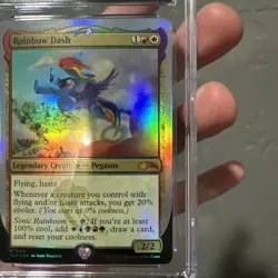 MTG Rainbow Dash Mythic Foil MLP Graded CGC 10 The Galloping 2 Secret Lair 🔥 - Image 5