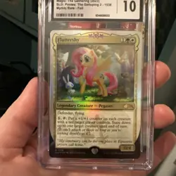 2023 MTG Secret Lair My Little Pony MLP Foil Fluttershy CGC 10 Low Pop 🔥 - Image 1