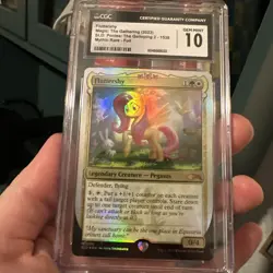 2023 MTG Secret Lair My Little Pony MLP Foil Fluttershy CGC 10 Low Pop 🔥 - Image 2