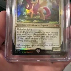 2023 MTG Secret Lair My Little Pony MLP Foil Fluttershy CGC 10 Low Pop 🔥 - Image 3