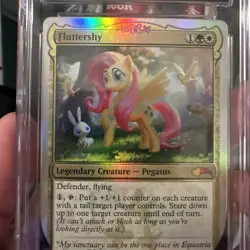 2023 MTG Secret Lair My Little Pony MLP Foil Fluttershy CGC 10 Low Pop 🔥 - Image 4