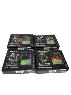 Magic: The Gathering Final Fantasy Commander Deck 4 Pack - Image 1