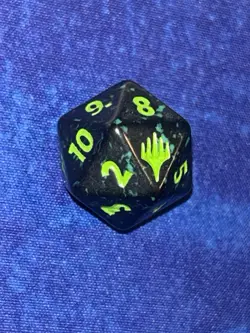 Magic The Gathering Spider-Man Pre-Release D20 Spin Down Die - Green Script - Image 5