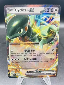 Pokemon Cyclizar ex SVP 018 Scarlet & Violet Holo Black Star Promo NM - Image 1