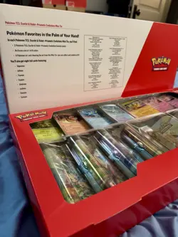 (LOT 2 SEALED) Pokemon TCG Prismatic Evolutions Mini Tin Display Box 8 Tins - Image 2