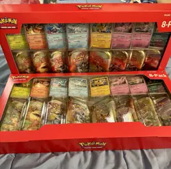 (LOT 2 SEALED) Pokemon TCG Prismatic Evolutions Mini Tin Display Box 8 Tins - Image 3