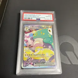 Pokemon TCG 2025 Journey Together IONO’S BELLIBOLT EX 183/159 Full Art PSA 10 - Image 1