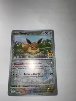 Eevee - 074/131 (Pokemon Day 2025) (Reverse Cosmos Holo) Prismatic Evolution Lp - Image 1