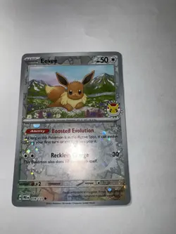 Eevee - 074/131 (Pokemon Day 2025) (Reverse Cosmos Holo) Prismatic Evolution Lp - Image 2
