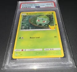 2021 POKEMON MCDONALDS 25TH ANNIVERSARY BULBASAUR 1/25 PSA 10 - Image 2