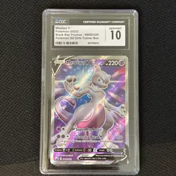 Mewtwo V 2022 Pokemon GO Elite Trainer Box ETB Promo SWSH229 CGC 10 Gem Mint - Image 1