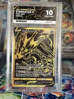 Eternatus V SV121/SV122 Shining Fates: Shiny Vault Holo ACE 10 GEM MINT Pokemon - Image 1