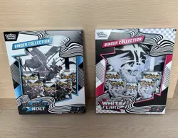 Pokemon Black Bolt and White Flare Binder Collections Bundle - SEALED - Image 1
