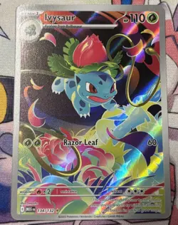 Ivysaur Illustration Rare 134/132 Near Mint Mega Evolution Pokemon TCG English - Image 3