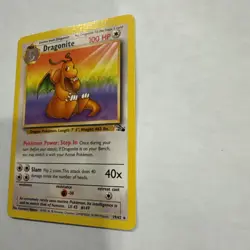 Pokemon TCG - Dragonite 19/62 - Regular Unlimited Rare - Fossil Set WOTC LP+ - Image 2