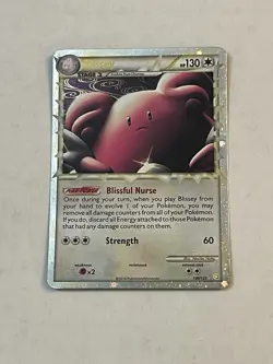 Pokemon TCG Blissey (Prime) 106/123 Heartgold & Soulsilver Holo 2010 LOOK!! - Image 3