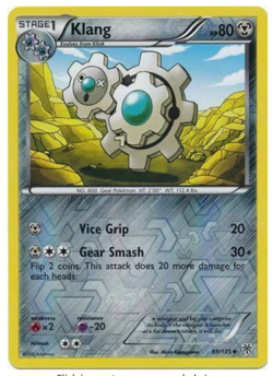 Pokemon - Klang - 89/135 - Reverse Holo - Plasma Storm - NM/M -NEW - Image 1