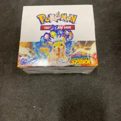 POKEMON Scarlet & Violet Surging Sparks Booster Display Box, Sealed Box is Worn - Image 1