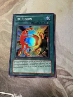 De-Fusion LON-097 Labyrinth of Nightmare 1st Edition Yugioh Card Super Rare Holo - Image 3
