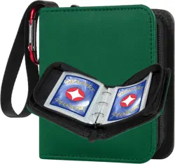 Mini Size Card Binder 1 Pocket, 80 Pockets Small Trading Card Album Book with... - Image 2